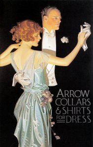 Arrow Collars and Shirts for Dress [Couple Dancing adv], 1923.jpg